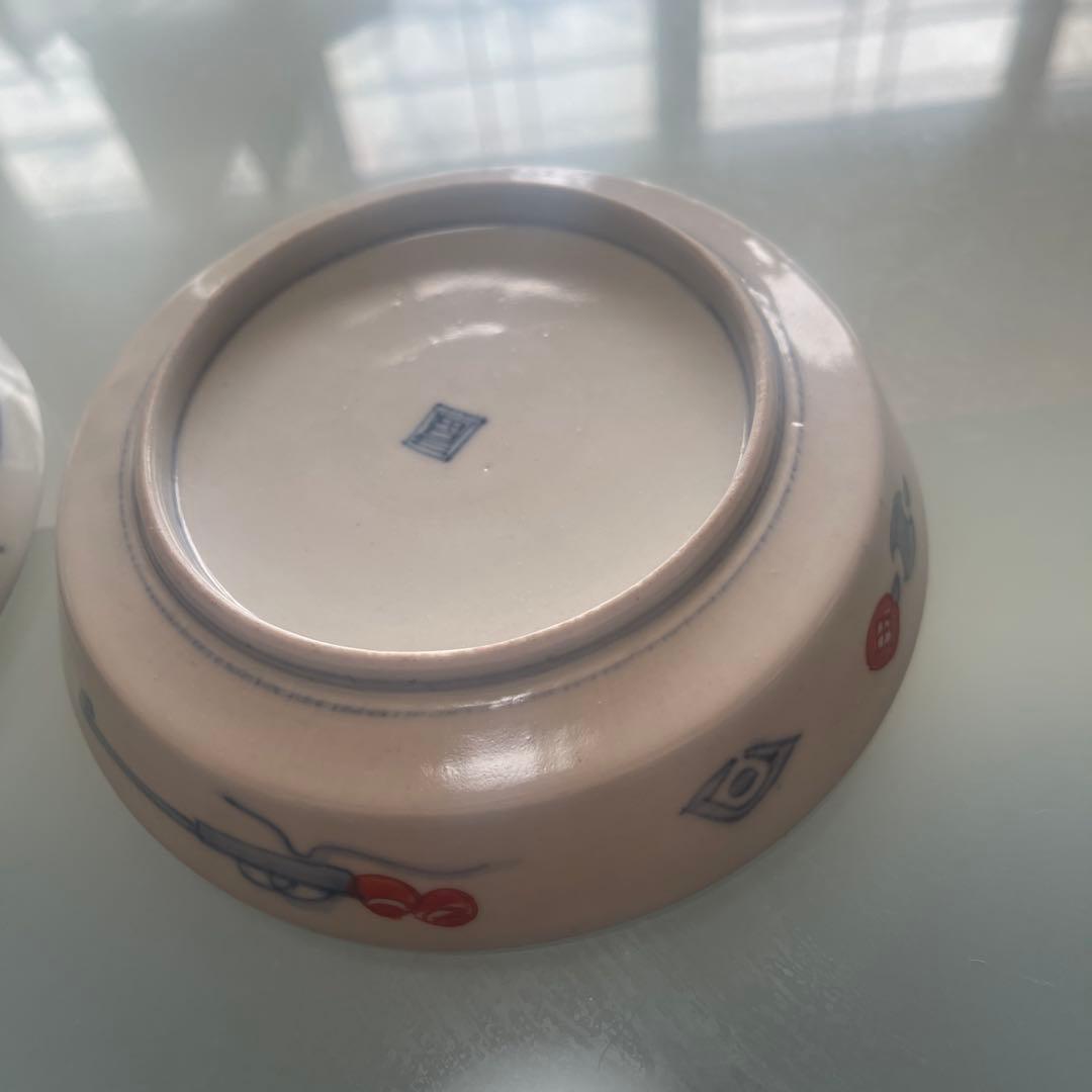幕末　古伊万里　皿3客 金襴手