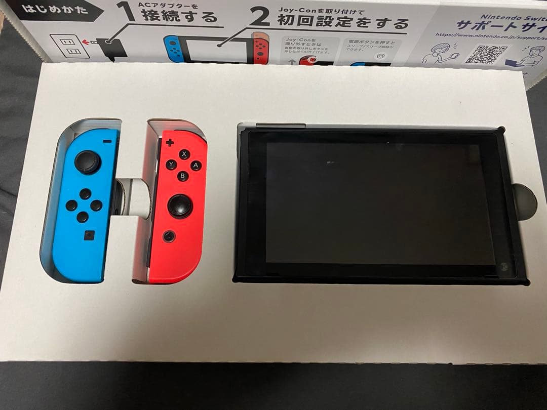 Nintendo Switch 本体　ケース・microSD・LANアダプタ