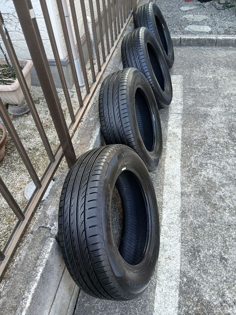 ②Pirelli Powergy 185/65R15 バリ山 2本 2025年製