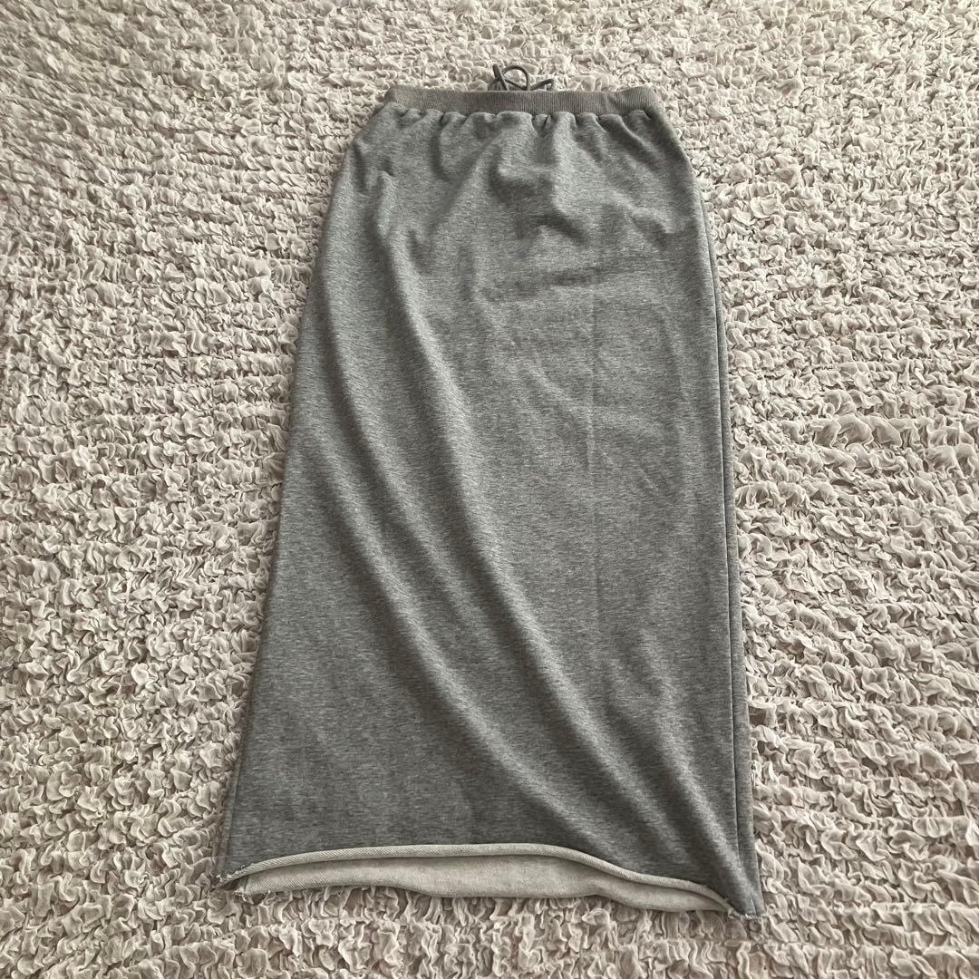 Ameri【未使用】BIJOU MOTIF SWEAT SKIRT 2025