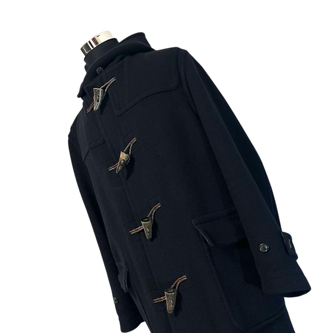 【カシミヤ混】【牛革】【L】BURBERRY LONDON ダッフルコート