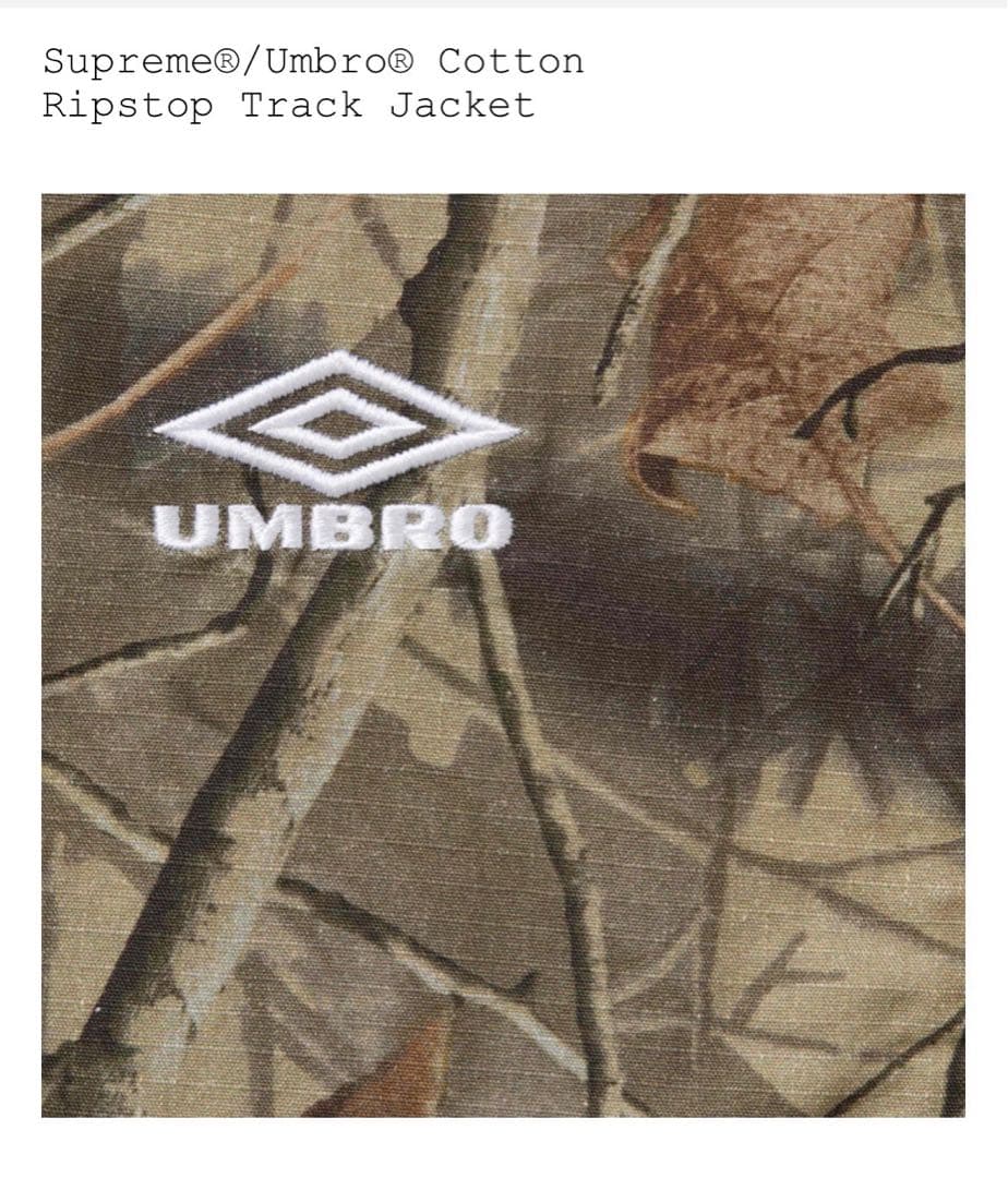 ジャケット・アウター Supreme Umbro Cotton Ripstop Jacket M