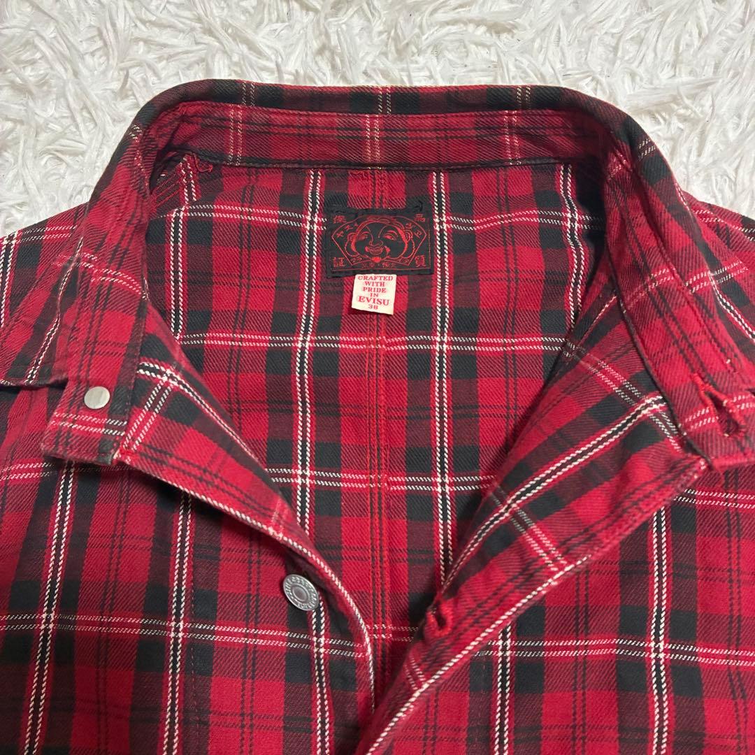 【EVISU】エヴィス カバーオール ジャケット チェック柄 38