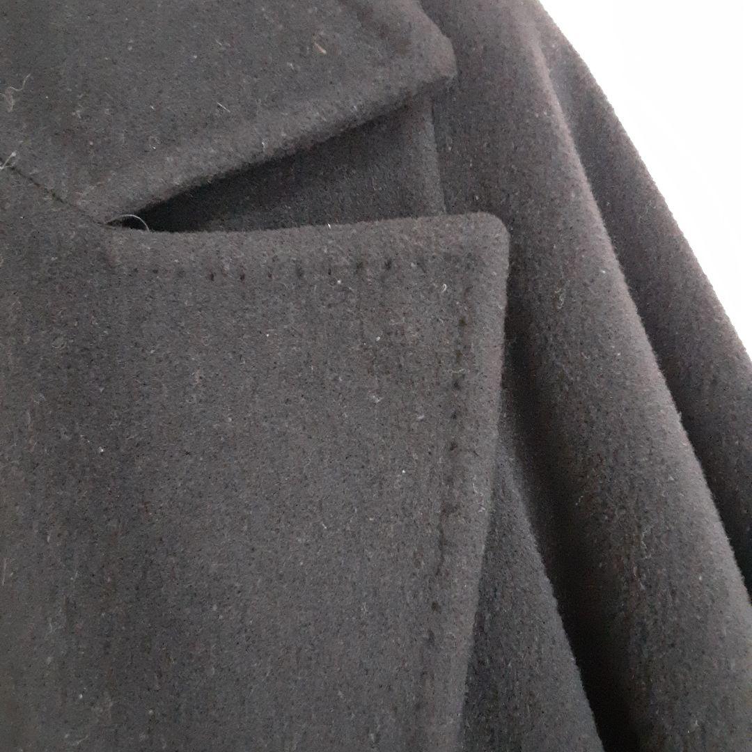 MaxMara ブラック ロングコート38