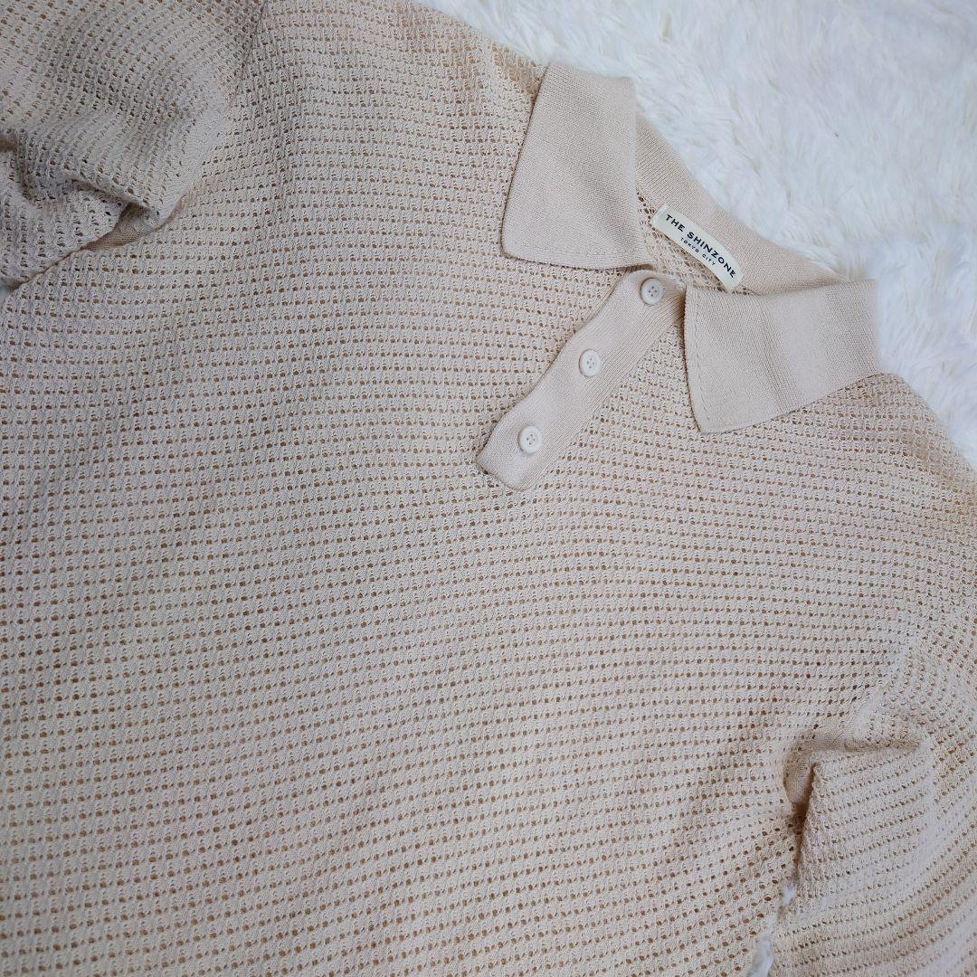 美品 THE SINZONE 24SS WATERMARK POLO KNIT