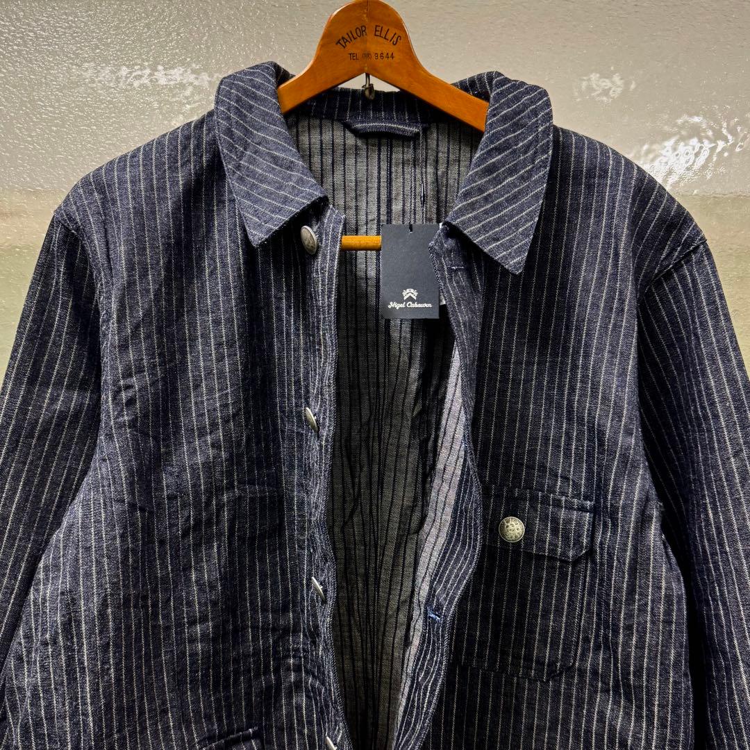 【新品】Nigel Cabourn40sフレンチワークジャケット50インディゴ