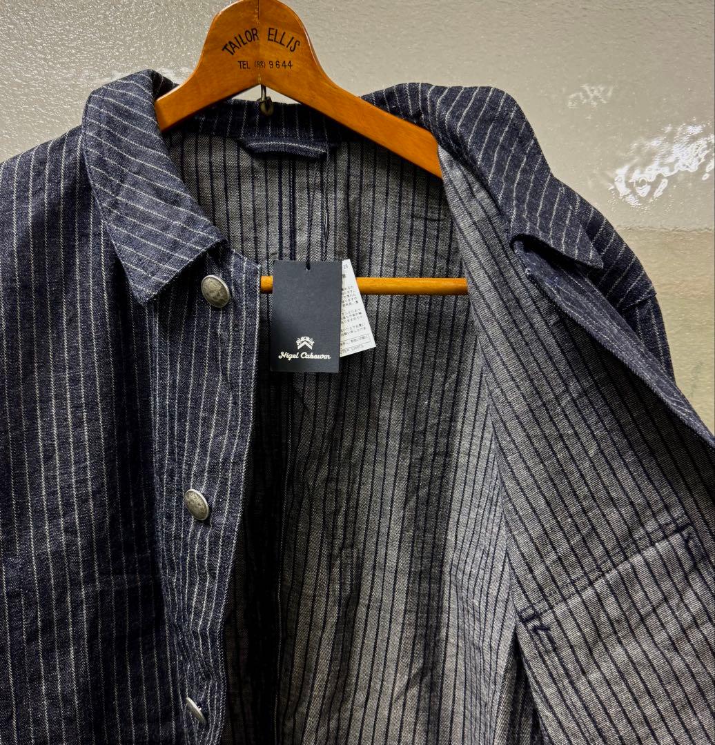 【新品】Nigel Cabourn40sフレンチワークジャケット50インディゴ