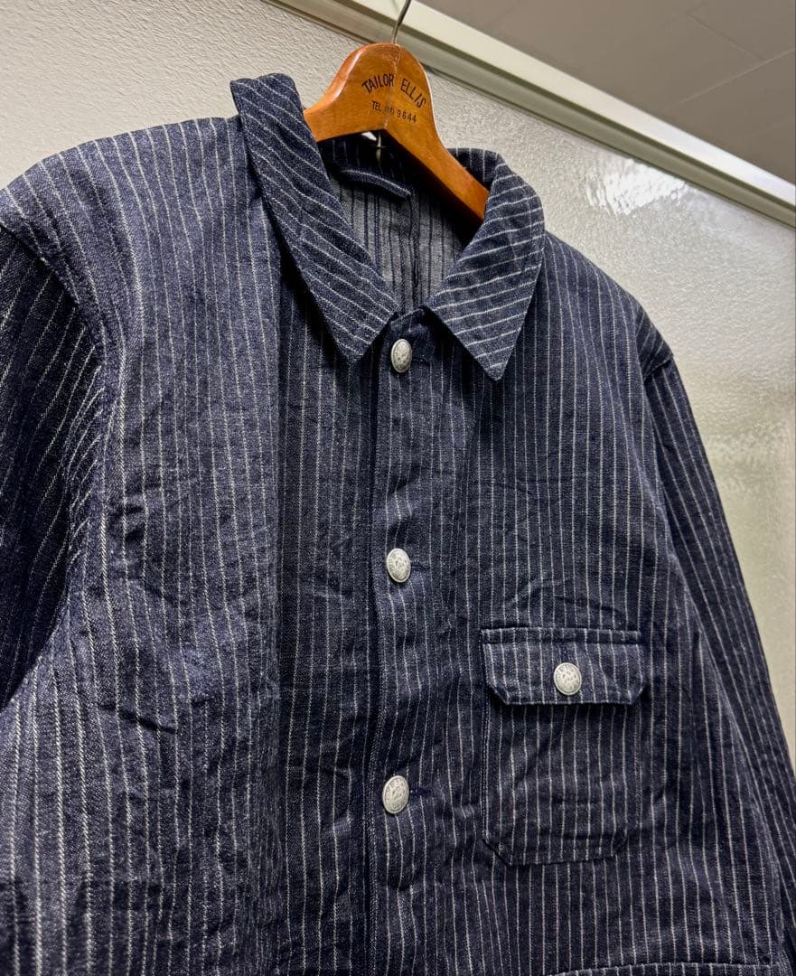 【新品】Nigel Cabourn40sフレンチワークジャケット50インディゴ