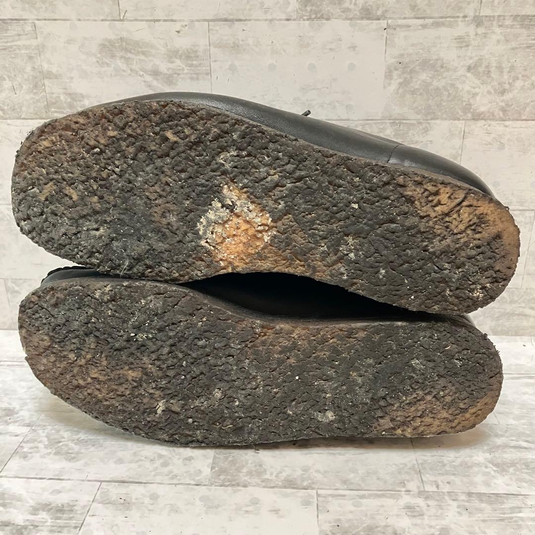【美品】Clarks ワラビー 25.5㎝ クレープソール　モカシン　レザー