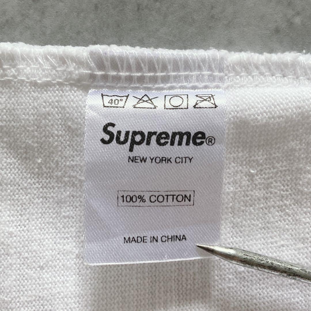 【XLサイズ】supreme シュプリーム ワンポイント ロゴ刺繍 タンクトップ