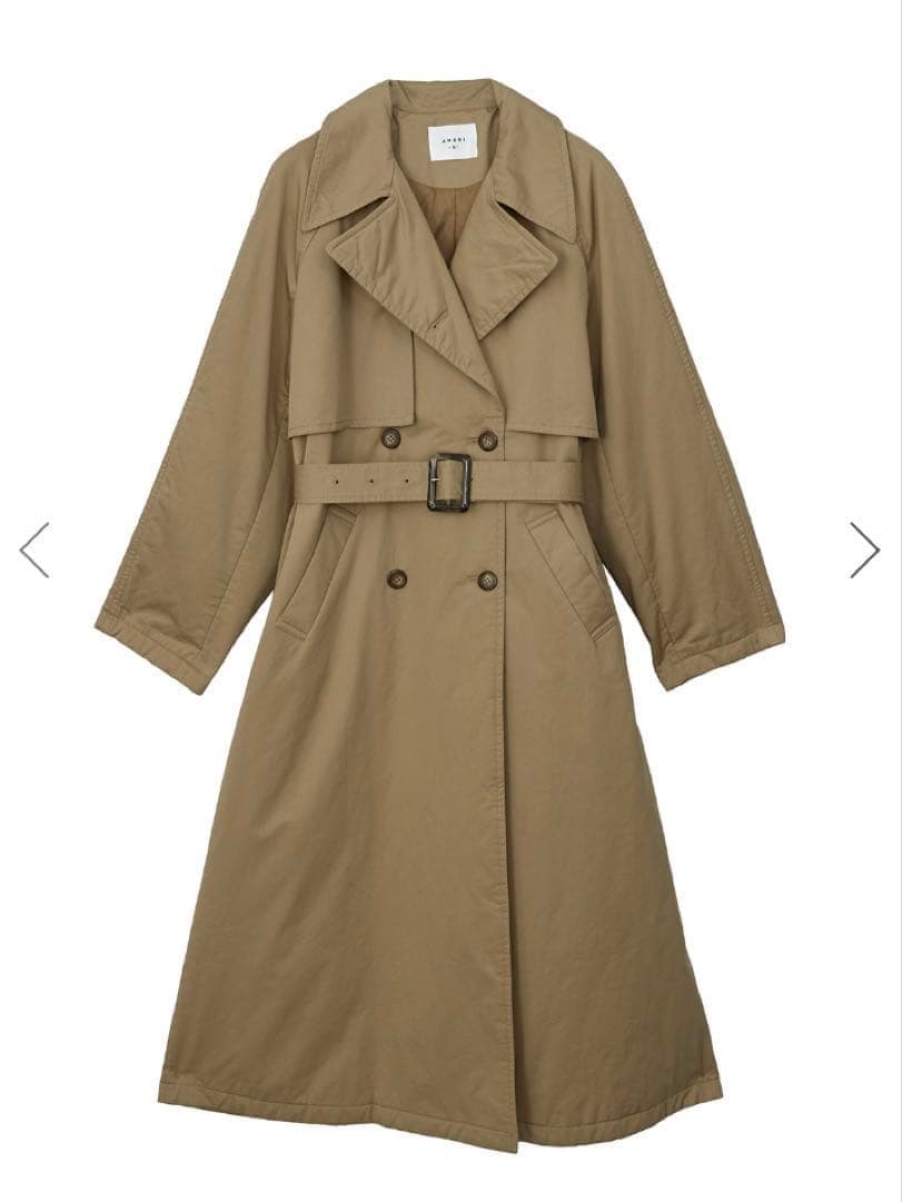 【美品】Ameri THINDOWN TRENCH COAT トレンチコート