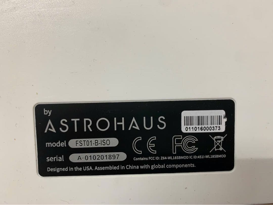 キーボード ASTROHAUS Freewrite FST01:B-ISO