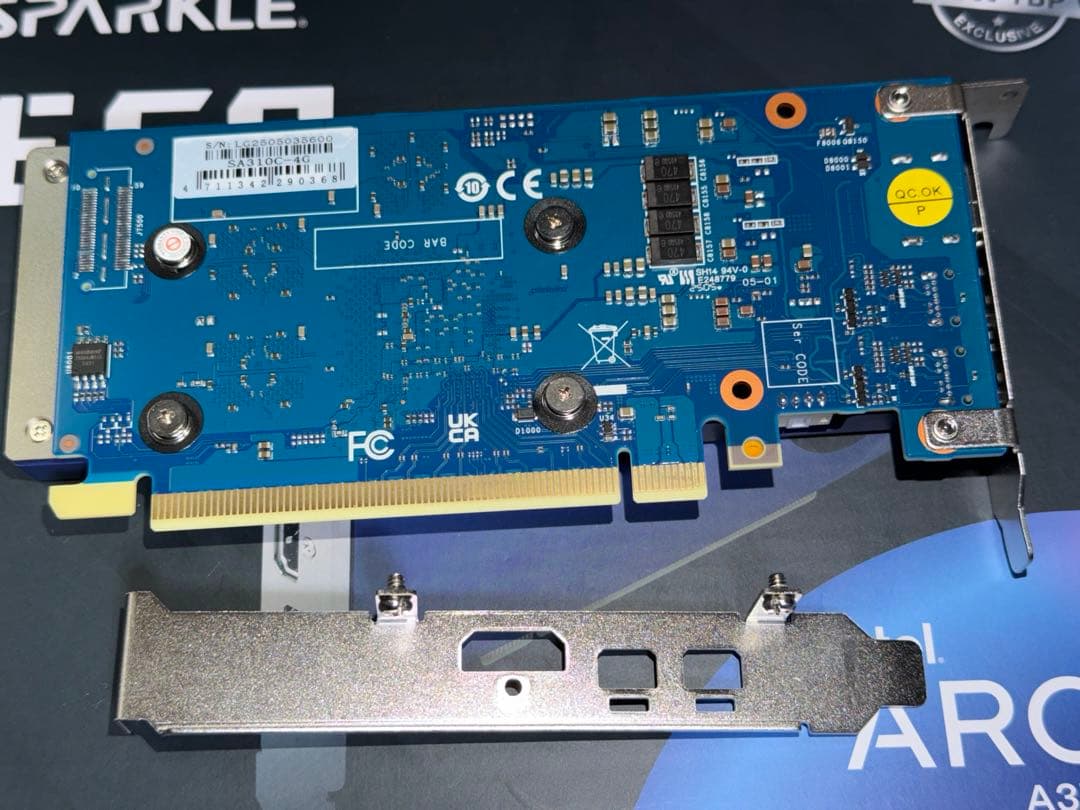 極美品 sparkle Intel Arc A310eco 4GB AV1対応