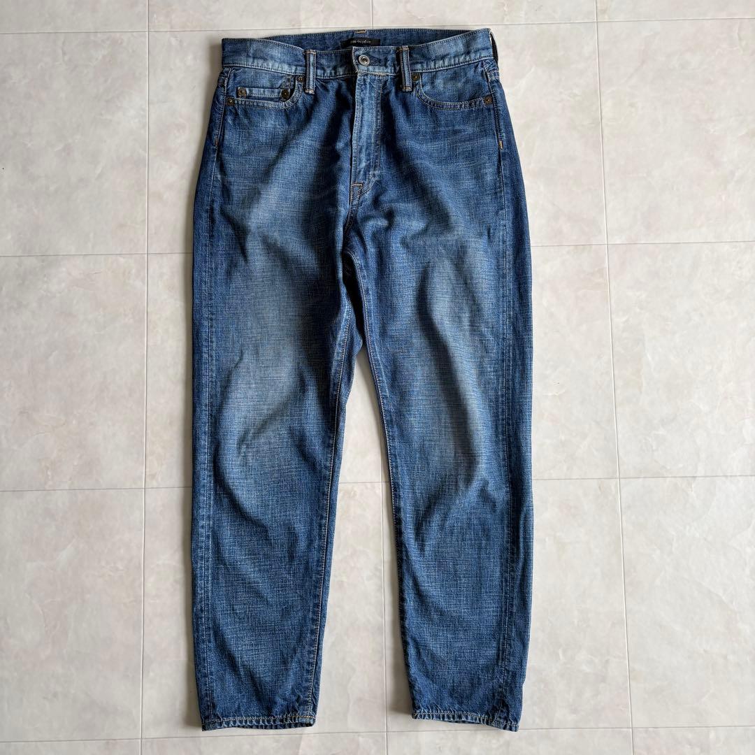 pas de calais デニムパンツ 34 日本製 綿100 テーパード
