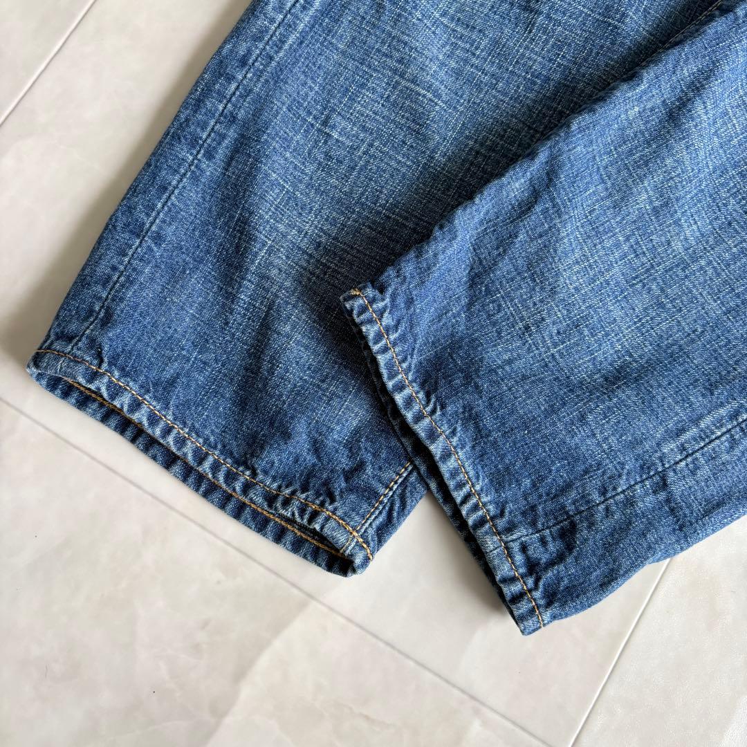 pas de calais デニムパンツ 34 日本製 綿100 テーパード