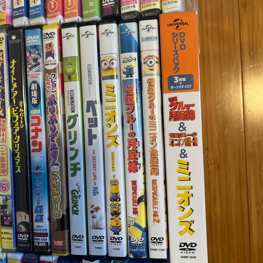 ディズニーなど子供向け　DVD Blu-ray まとめ売り　95本以上　未検品