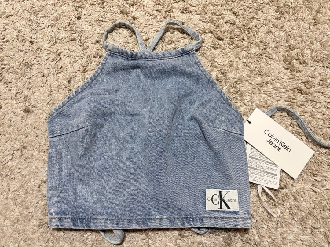   Jeans バックレス デニム タンクトップ XS