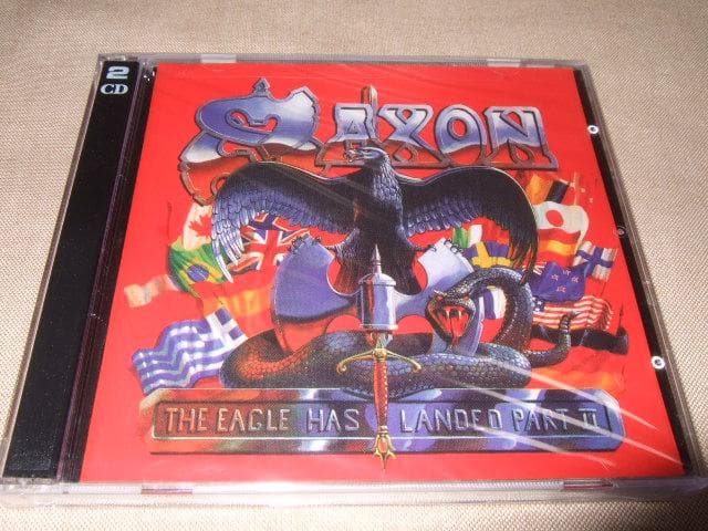 SAXON,新品未開封,サクソン,NWOBHM,2枚組ライブアルバム