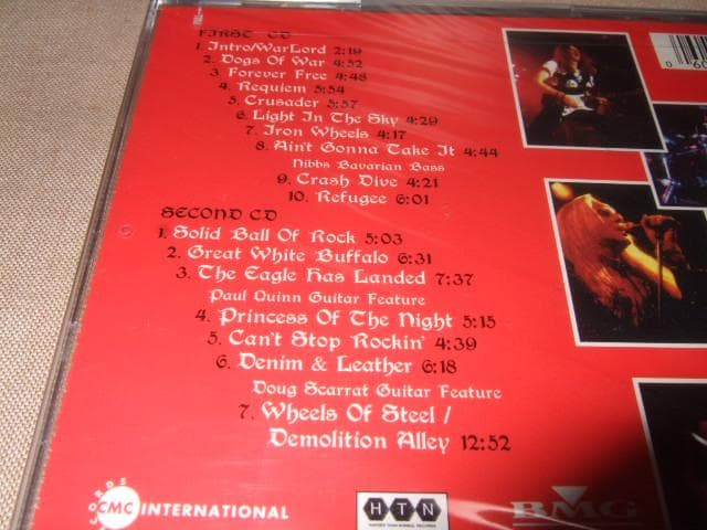 SAXON,新品未開封,サクソン,NWOBHM,2枚組ライブアルバム