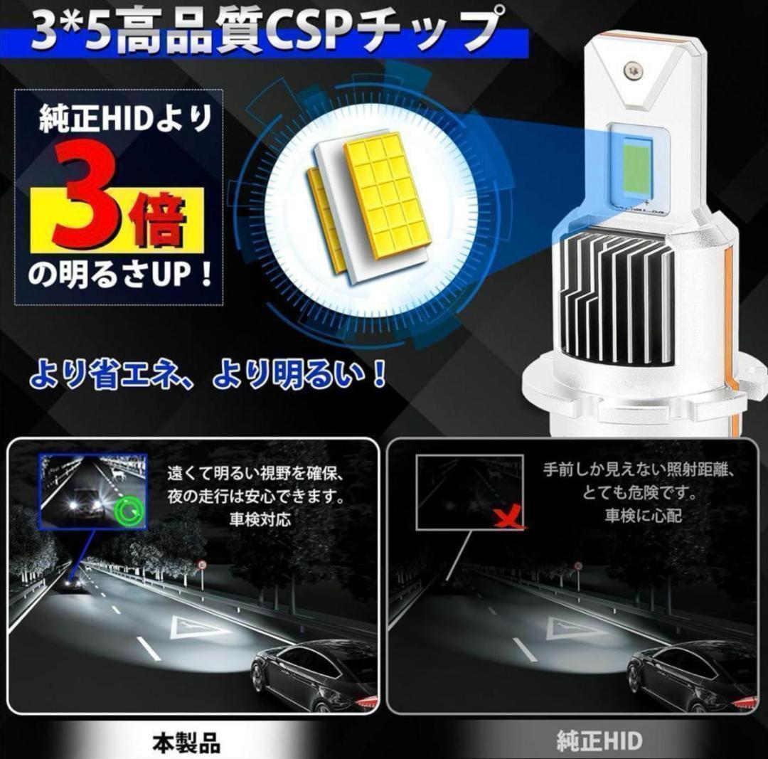 D2S D2R LED 16000LM ヘッドライト DC12V/24V対応