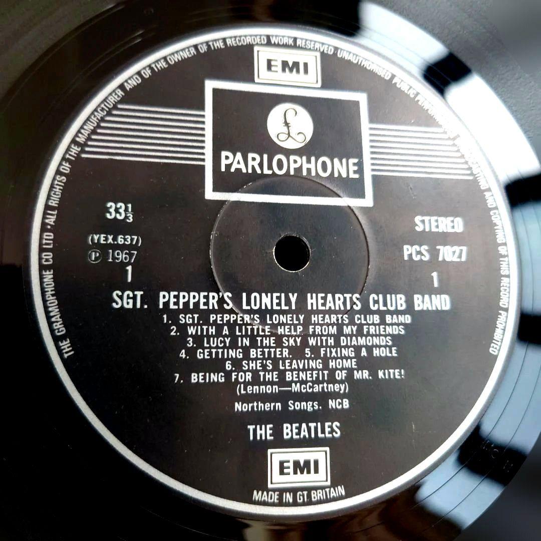 UK盤The Beatles Sgt. Pepper's