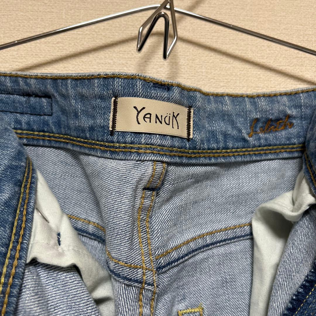 YANÜK ヤヌーク ハイウエストデニム 25インチ