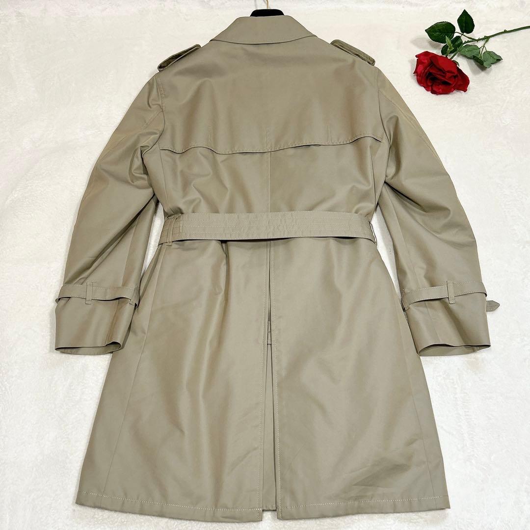 未使用✨　アクアスキュータム　トレンチコート　玉虫色　ライナー　カシミヤ 40