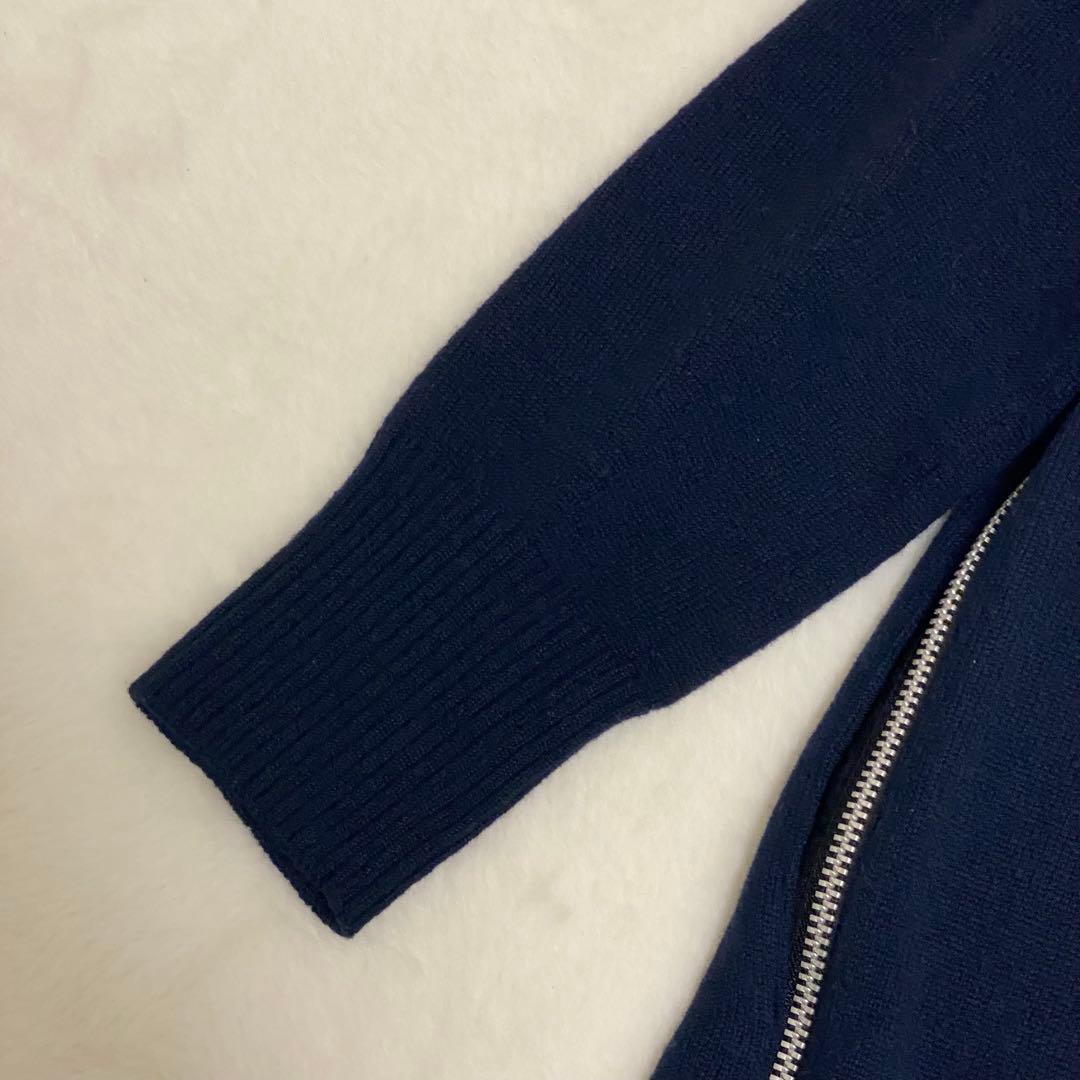 sacai ペイズリー 刺繍 ニット サイドジップ ニット ロングワンピース