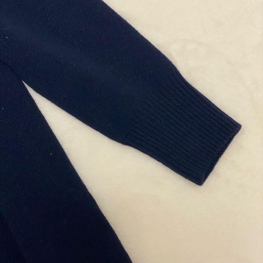 sacai ペイズリー 刺繍 ニット サイドジップ ニット ロングワンピース