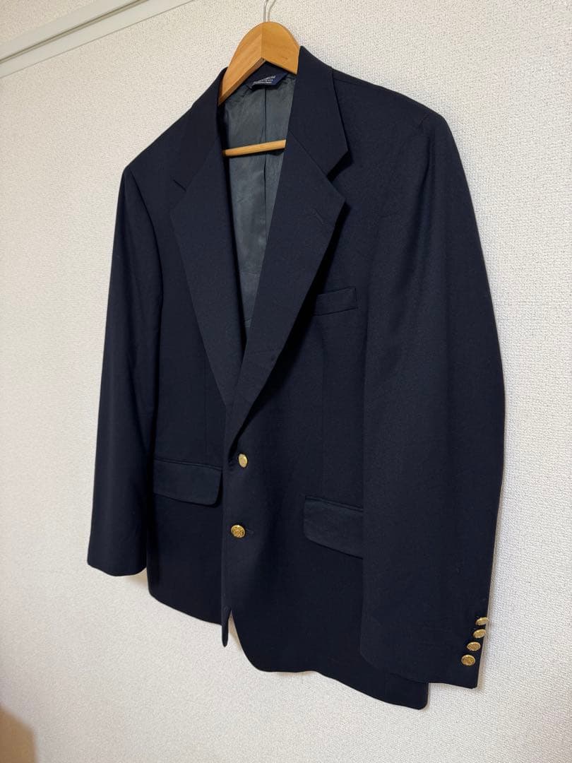 【美品】NORDSTROM 紺ブレ USA製 ウール