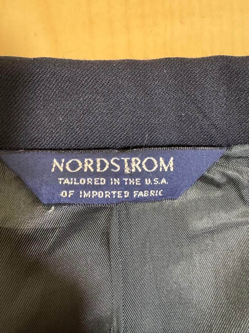 【美品】NORDSTROM 紺ブレ USA製 ウール