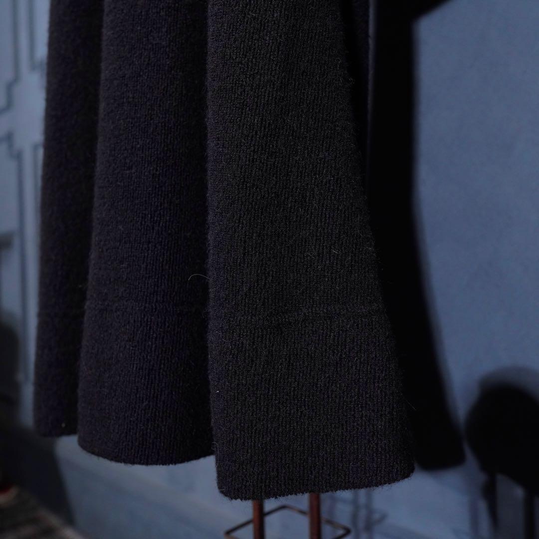 ISSEY MIYAKEイッセイミヤケビッグカラーシルクウールオーバーコート