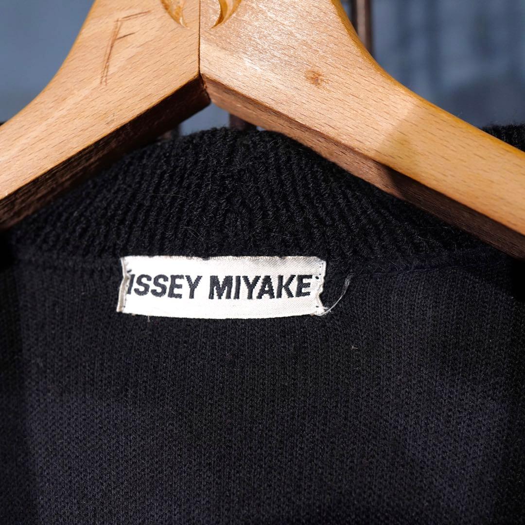 ISSEY MIYAKEイッセイミヤケビッグカラーシルクウールオーバーコート
