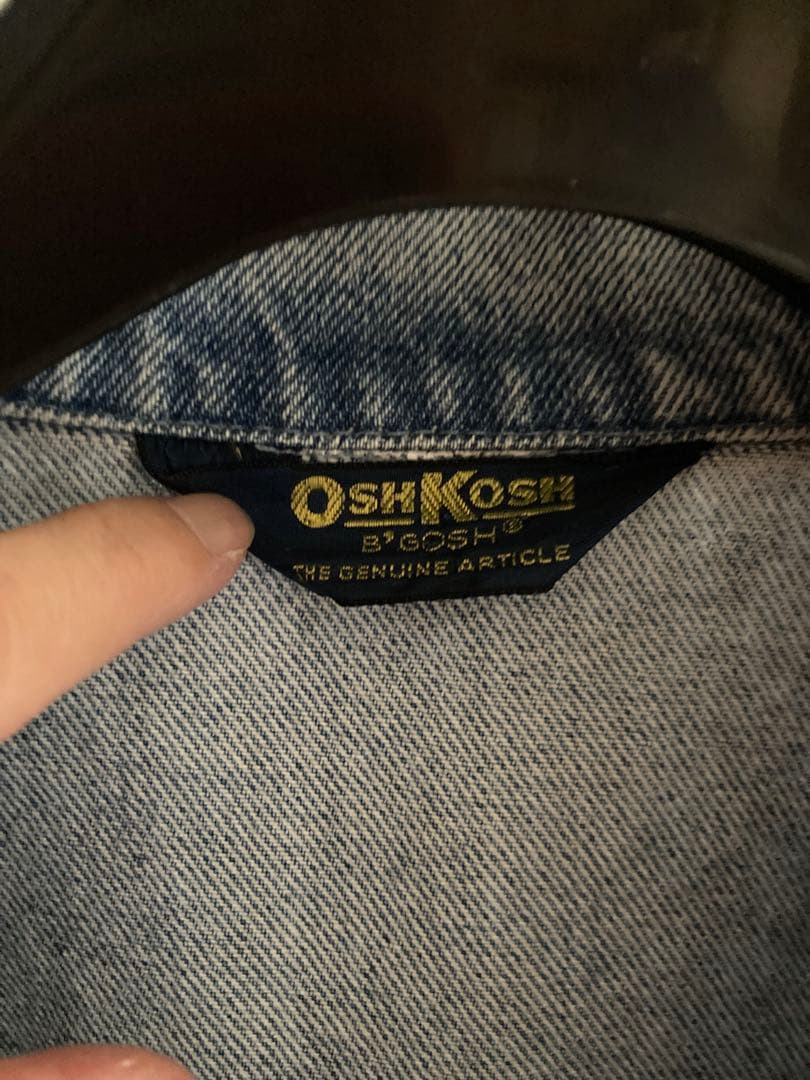 oshkoshデニム　カバーオール　xl ヴィンテージ　ジャケット　Gジャン