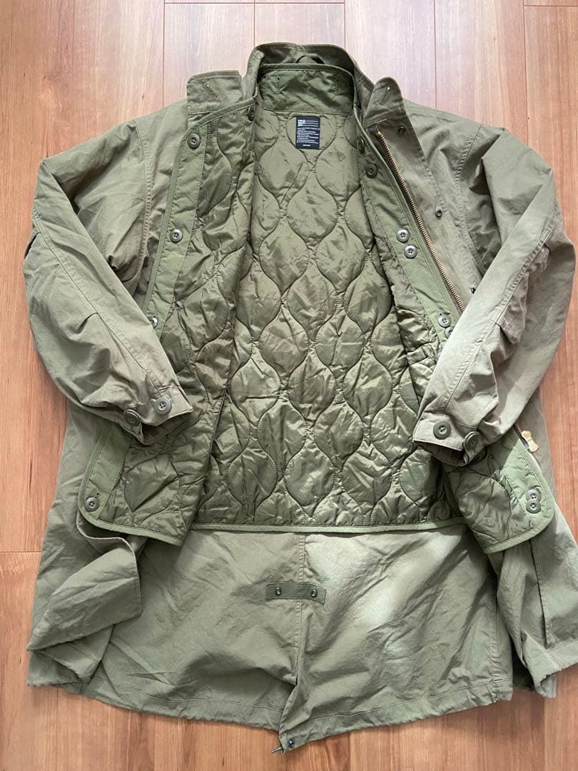 BEAMS ビームス 3way ビッグシルエットモッズコート ライナー付 M65