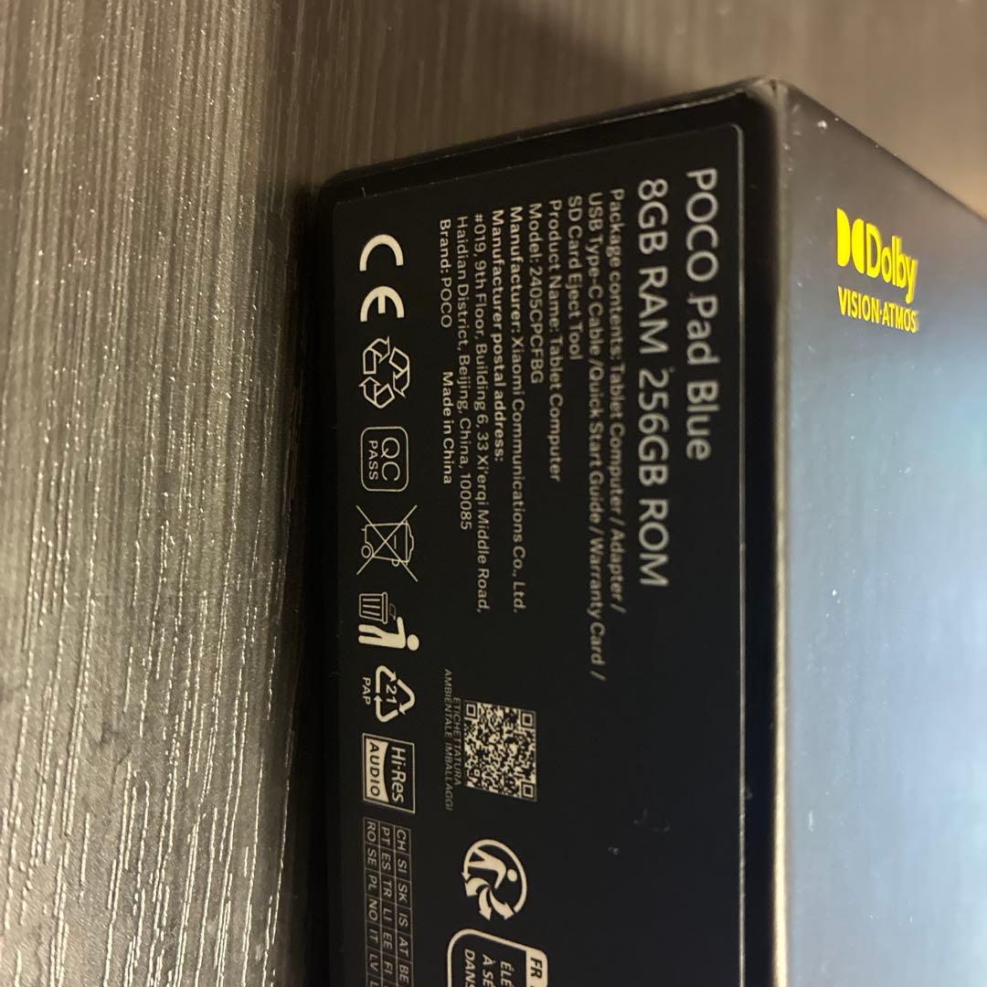 xiomi poco pad グローバルタイプ