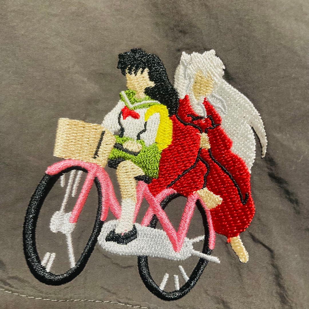 グラニフ × 犬夜叉 リバーシブル ブルゾン Lサイズ 刺繍 総柄 高橋留美子