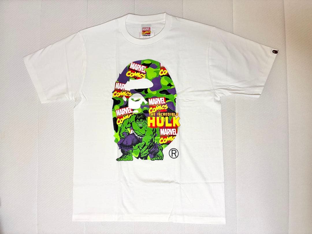 新品　BAPE × MARVEL ハルク Tシャツ Lサイズ
