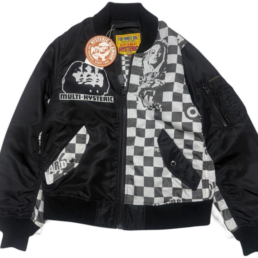 【新品】現行完売品 ヒステリックグラマー ジャケット　スクラッチMA-1
