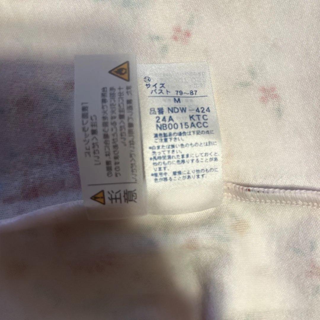 【新品未使用】WACOAL ミントン 花柄パジャマ　上下セット
