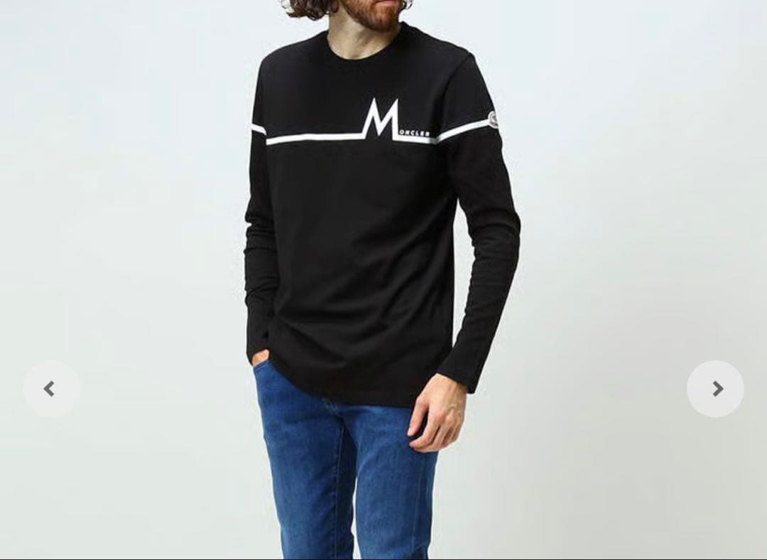 Moncler 長袖Tシャツ 黒