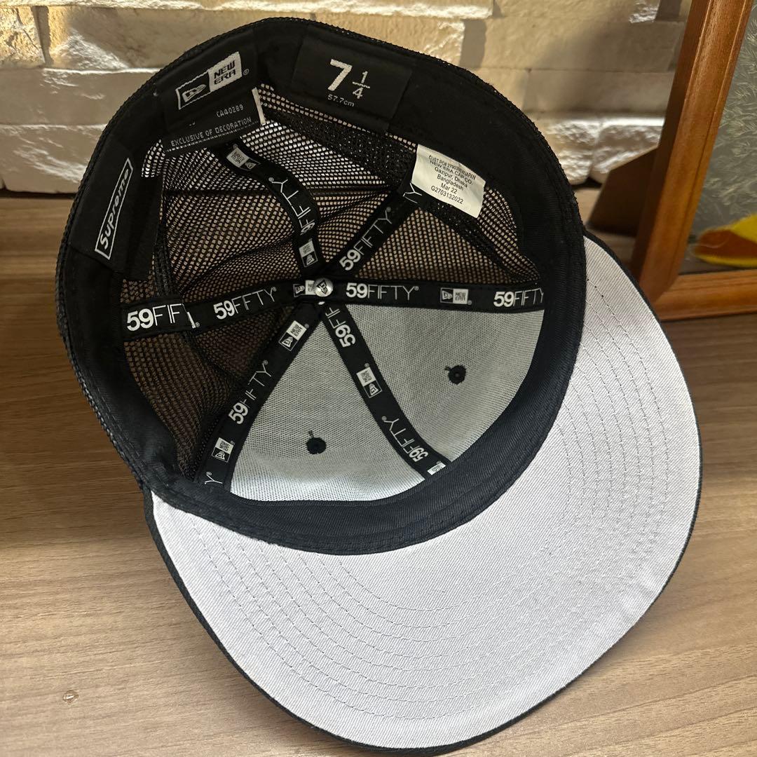 22ss2022シュプリーム NEWERA MESHCAP 57.7cm