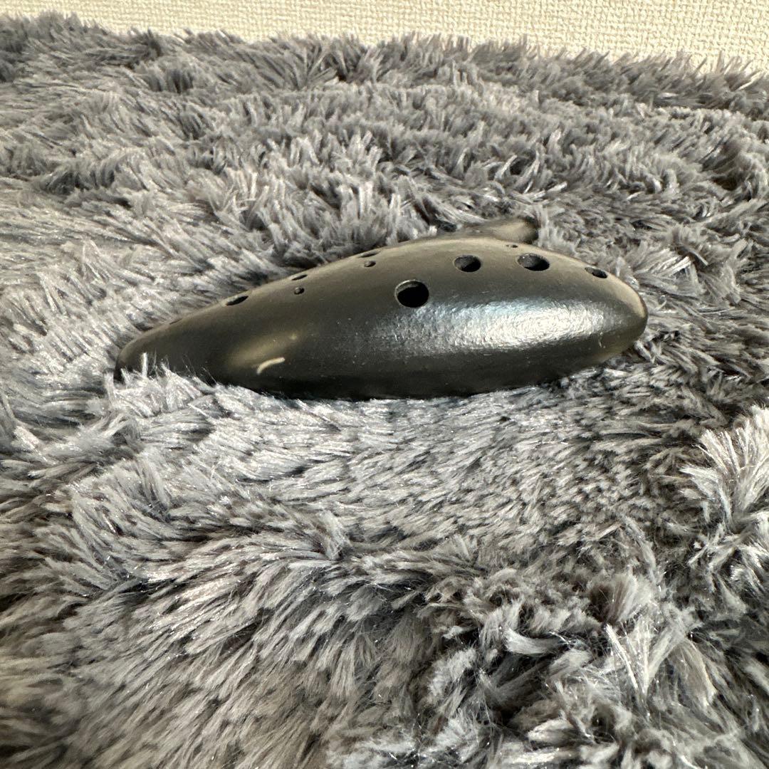高級 TI AMO 黒陶シリーズ アルトC管 オカリナ 管楽器