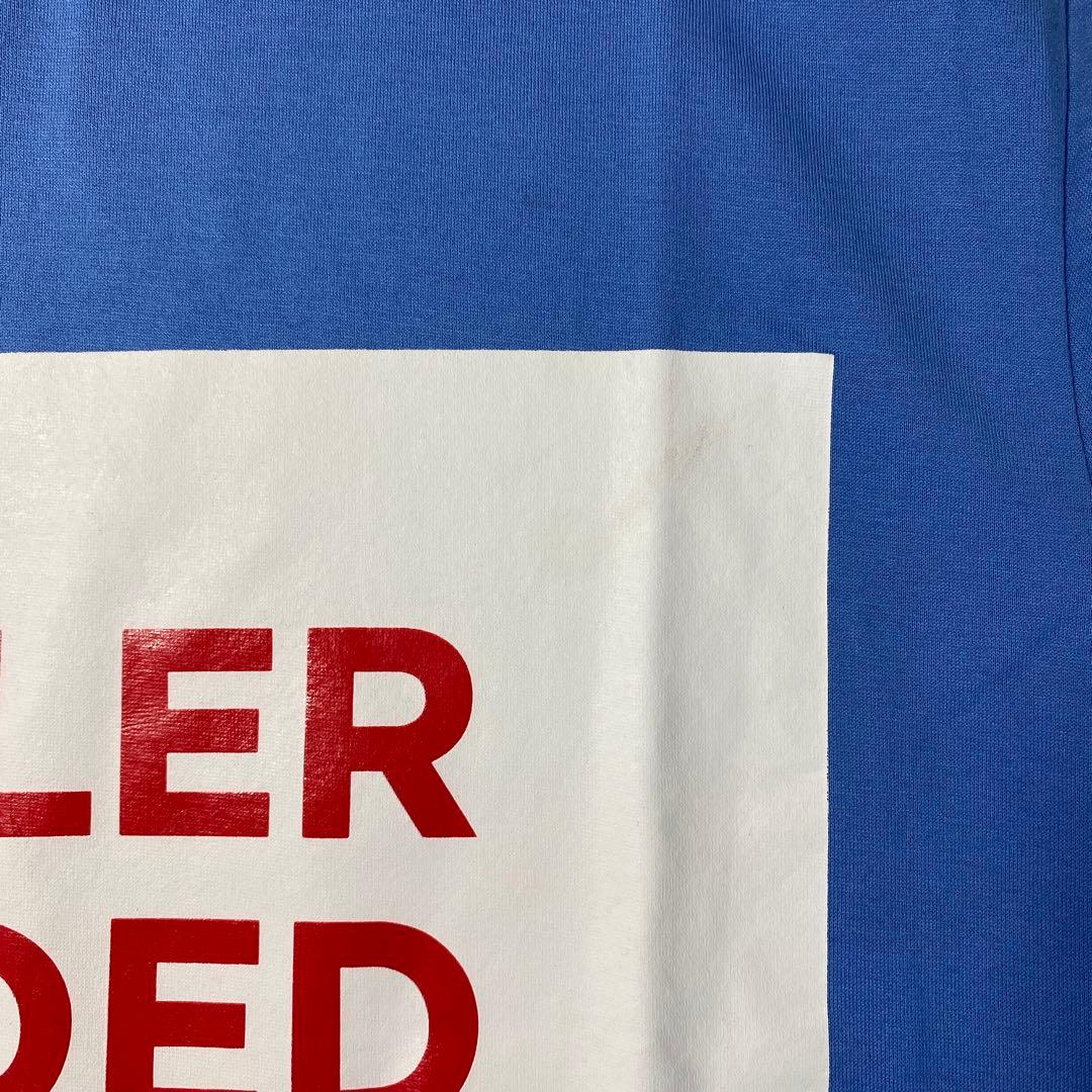 モンクレール Tシャツ 青色 1952 ロゴ　メンズ　大きいサイズ