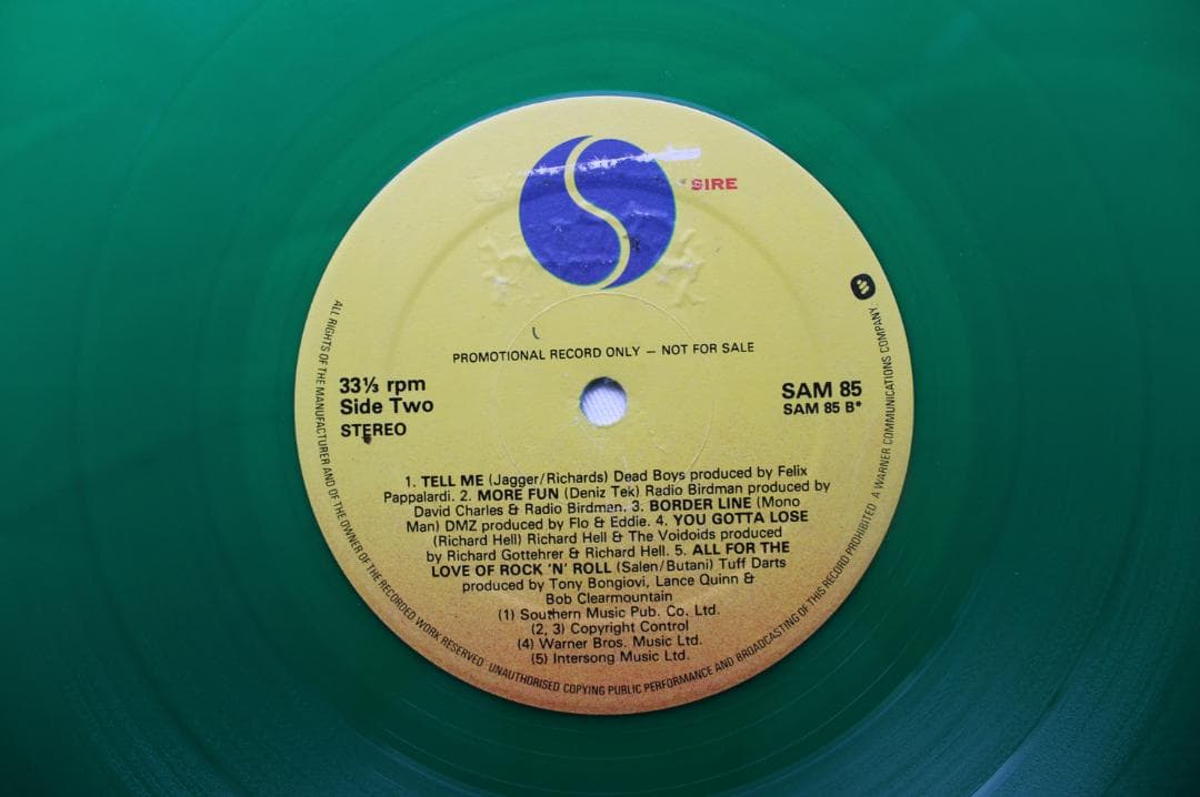 Sire Records Only 400 Copies Rare ラモーンズ