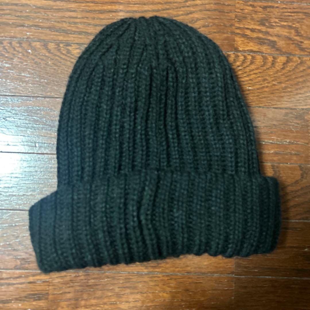 帽子 Classic Logo Chunky Ribbed Beanie black