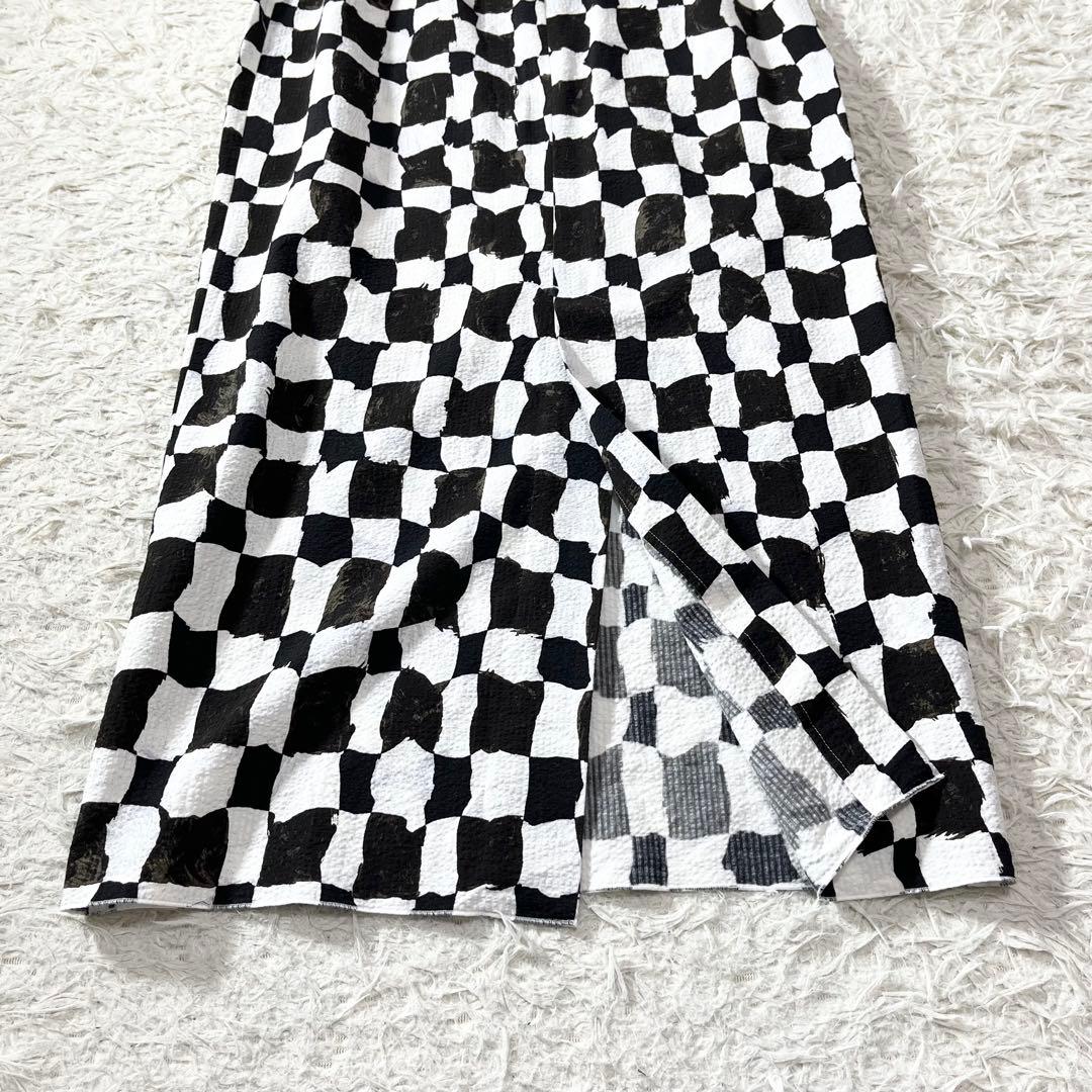 【極美品✨】HARDY NOIR チェッカー プリント チェック スカート38