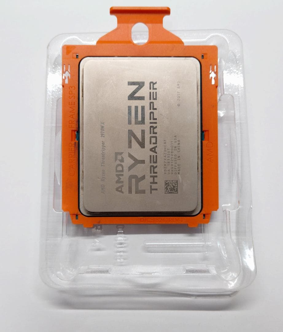 AMD Ryzen Threadripper 2970WX 24コア48スレッド