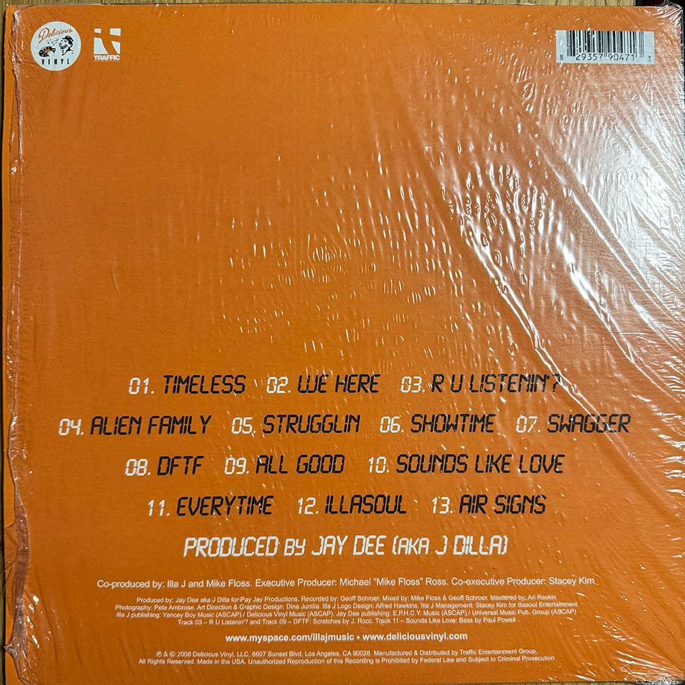 洋楽 Illa J / Yancey Boys (Instrumental) 2LP