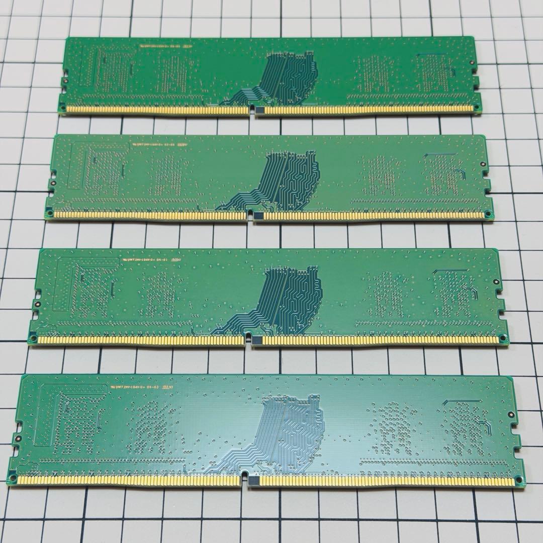 Samsung 4GB DDR4×4枚